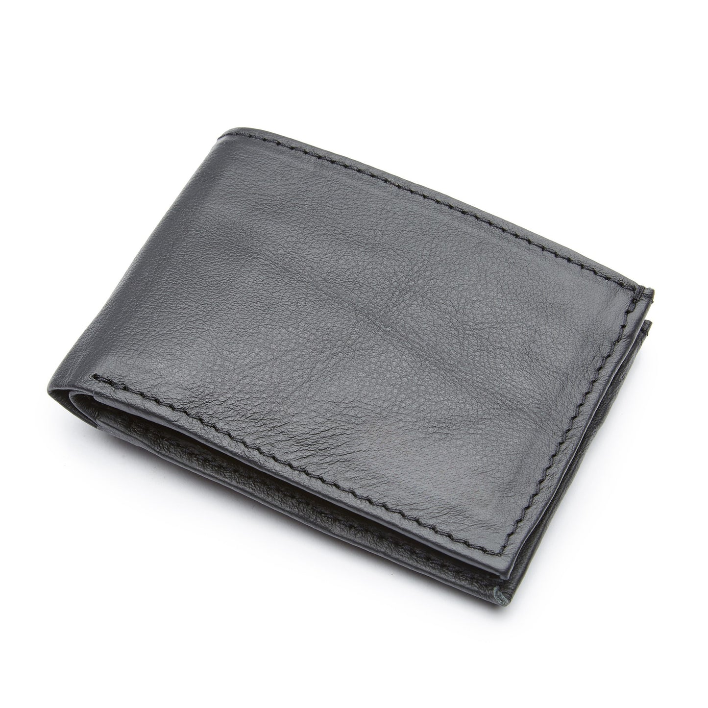 The Miina Michel bifold leather black wallet